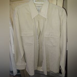 Cream Button-Up Shirt